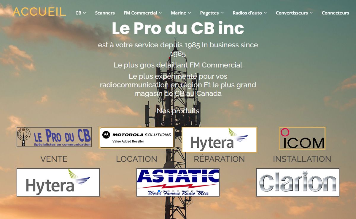 Accueil Le pro du cb Thetford-Mines