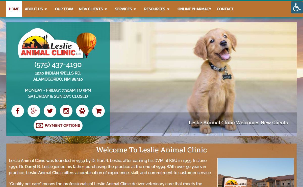 Veterinarian in Alamogordo, NM | Leslie Animal Clinic