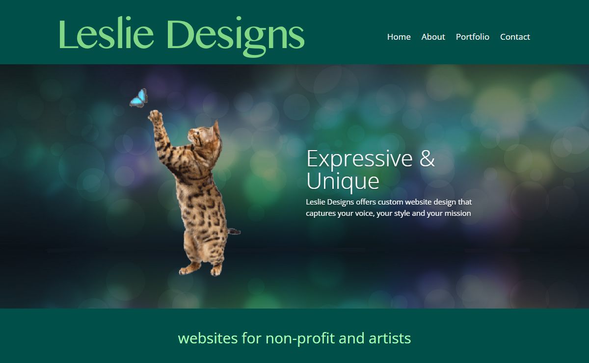 Leslie Designs | Website Design