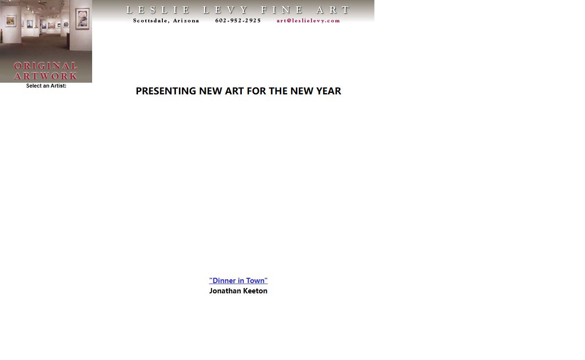 Leslie Levy Fine Art Gallery - Contemporary Realism - Scottsdale Arizona -