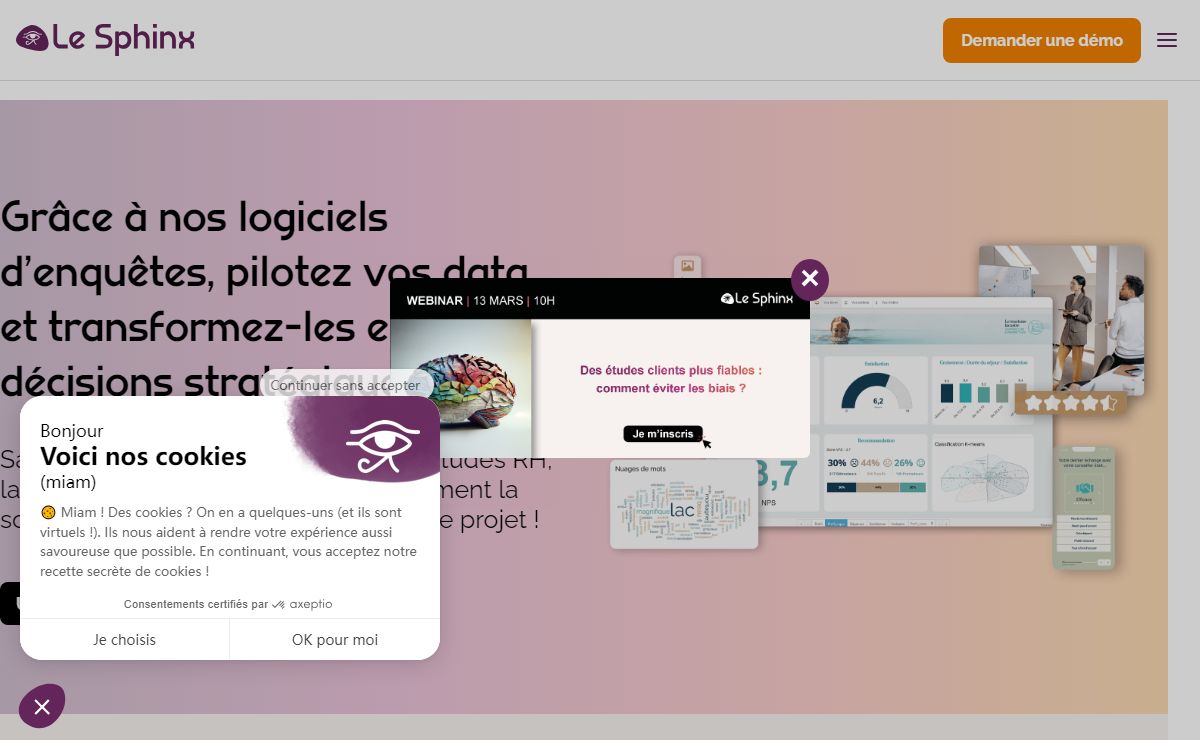 Le Sphinx : logiciel d’enquêtes et d'analyses & institut d’études