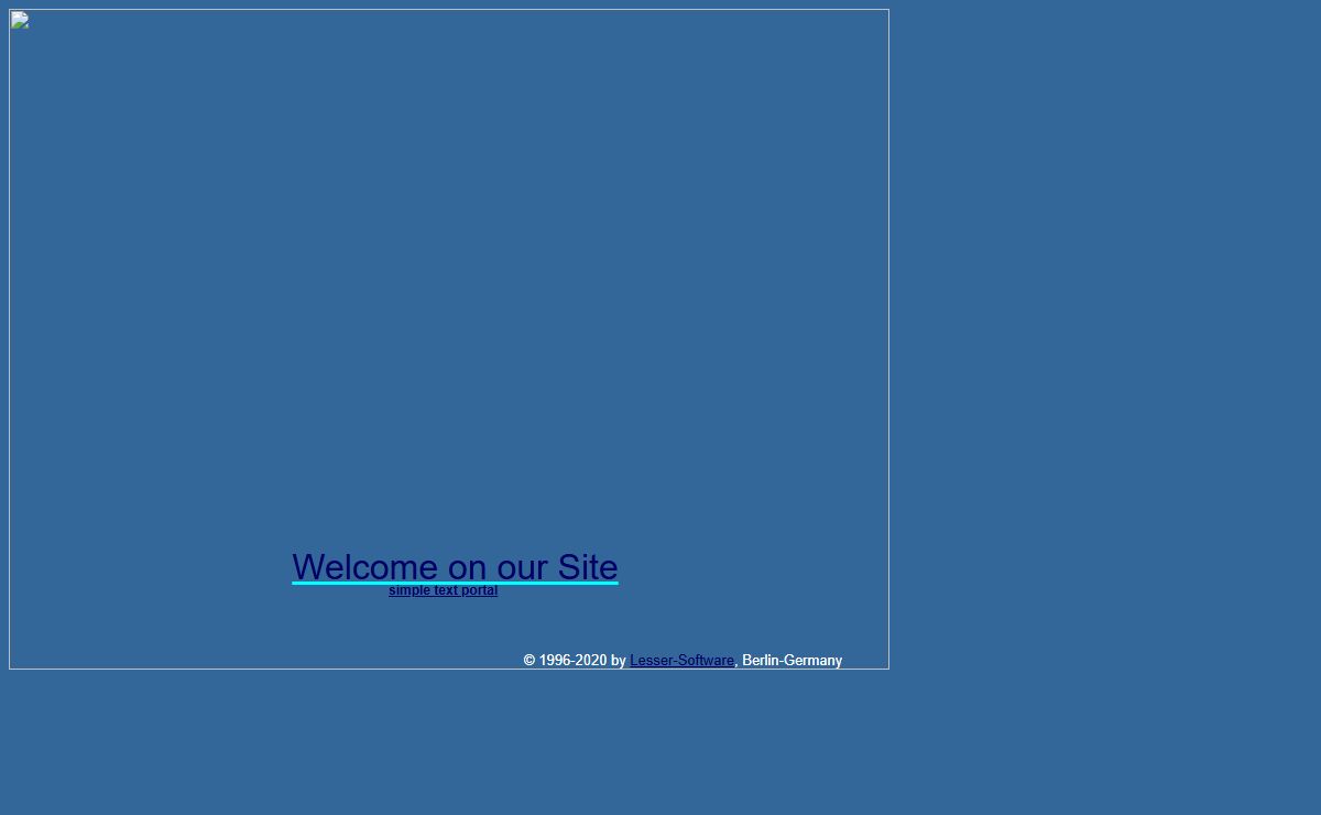 Webportal Lesser-Software