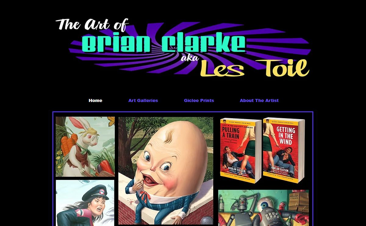 The Art of Brian Clarke aka Les Toil