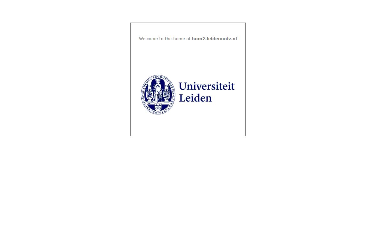 hum2.leidenuniv.nl