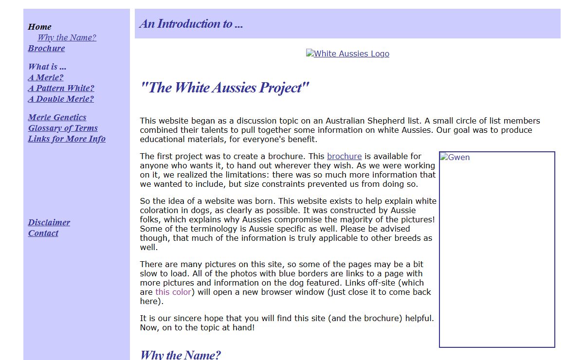 The White Aussies Project, at Lethal Whites .Com