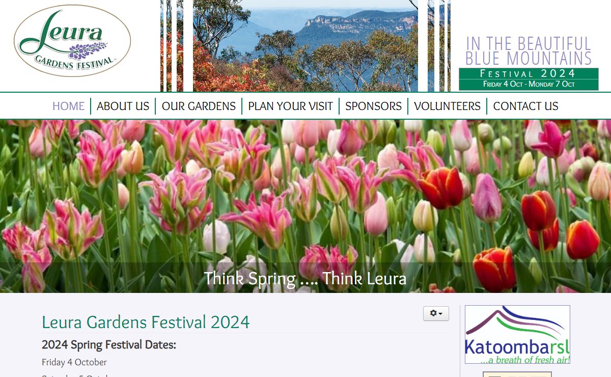 Leura Gardens Festival, Blue Mountains Spring Gardens - Home