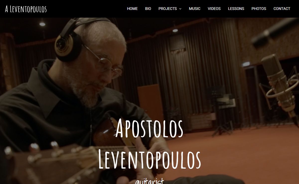 Apostolos Leventopoulos Official Website – The official website of guitarist Apostolos Leventopoulos