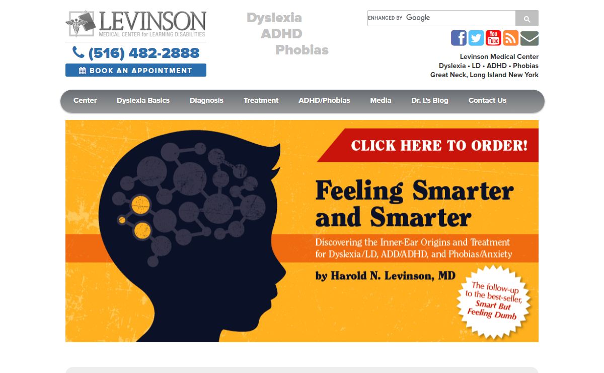 Dyslexia Specialist | Learning Disabilities Levinson Medical Center