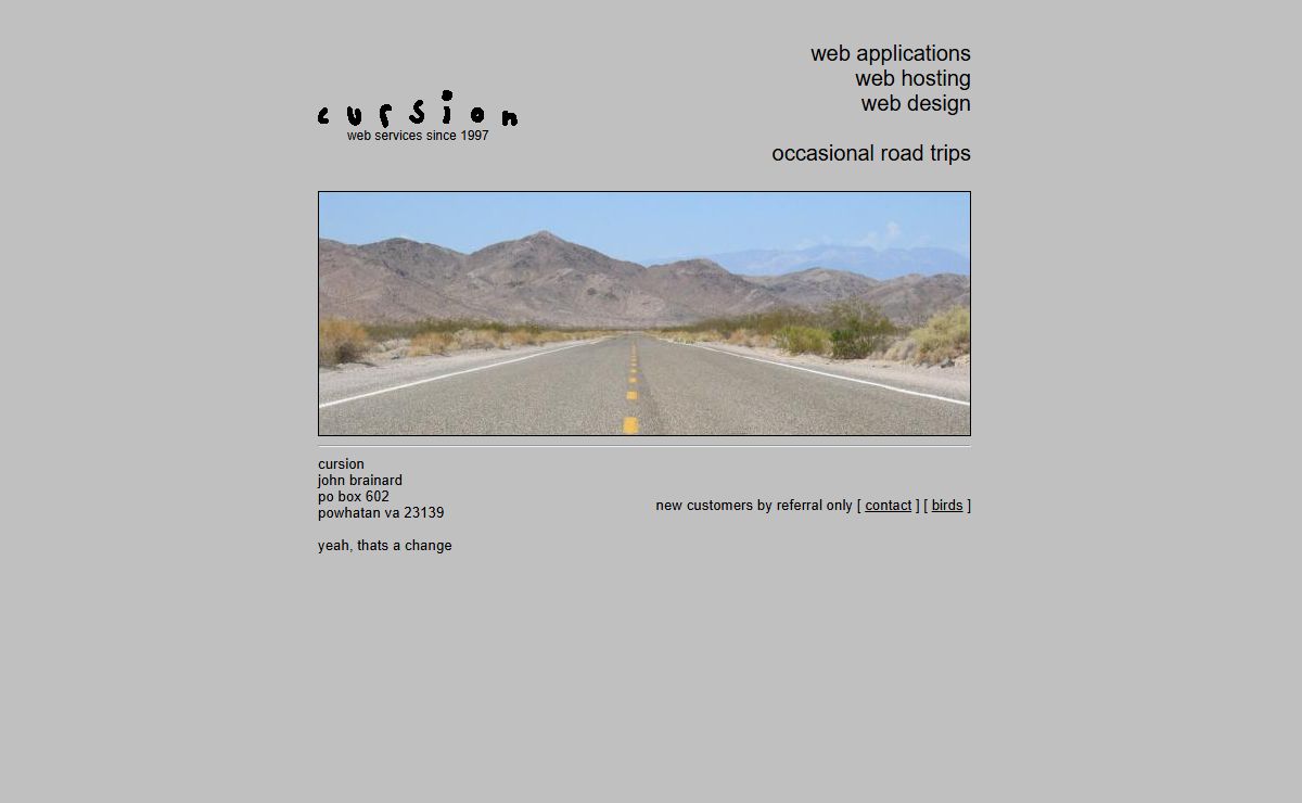 cursion.com - web applications, hosting, and design-new