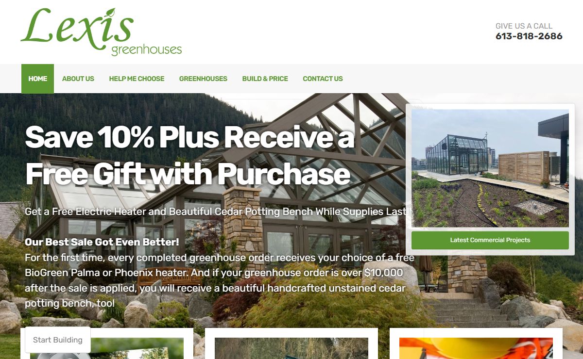 High Quality Canadian-Made Greenhouses - Lexis Greenhouses