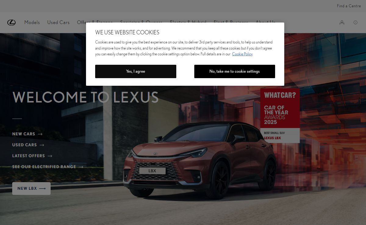 Official Lexus Website | Luxury & Hybrid Cars | Lexus UK