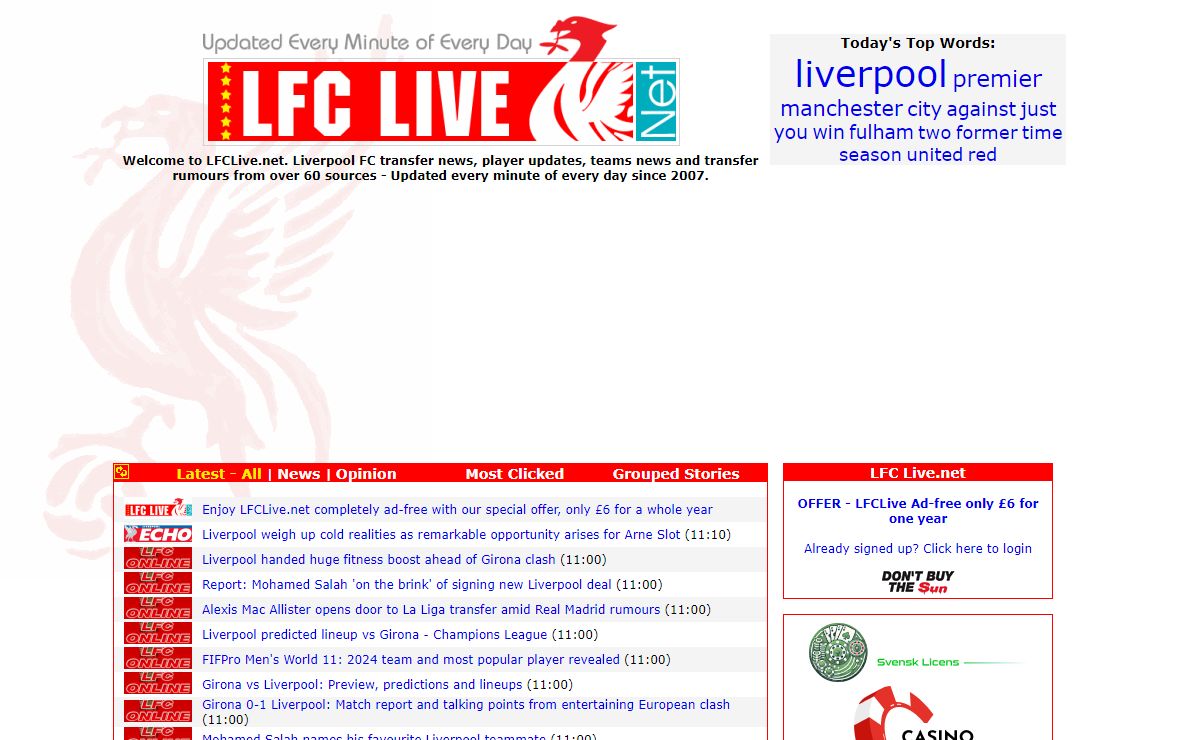 LFC Live - Liverpool FC News