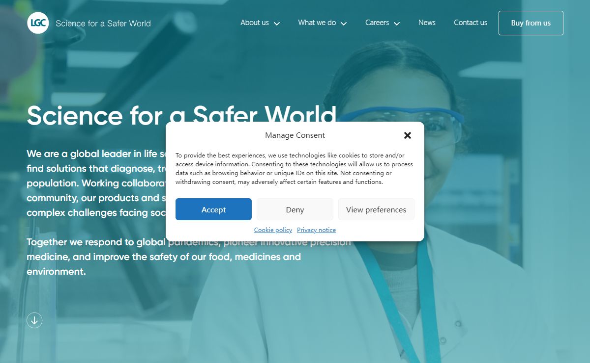 Science for a Safer World - LGC