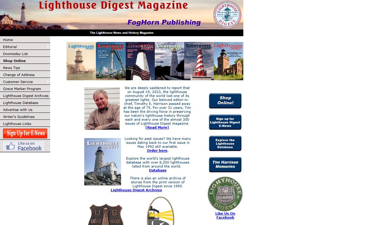Lighthouse Digest - America's Lighthouse News & History Magazine