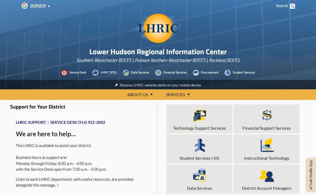 LHRIC Home Page - Lower Hudson Regional Information Center