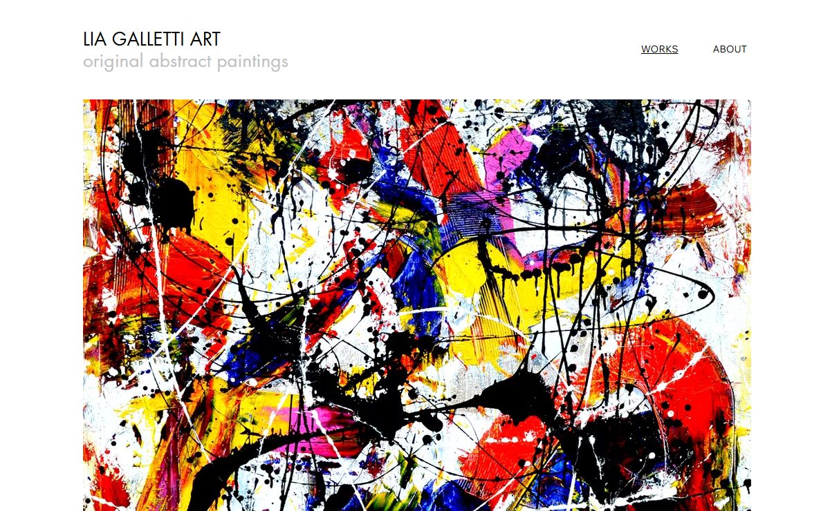 Lia Galletti Art | original abstract expressionist paintings