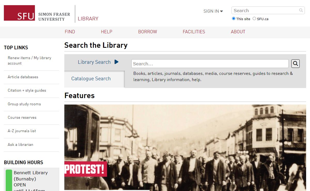 Home | SFU Library