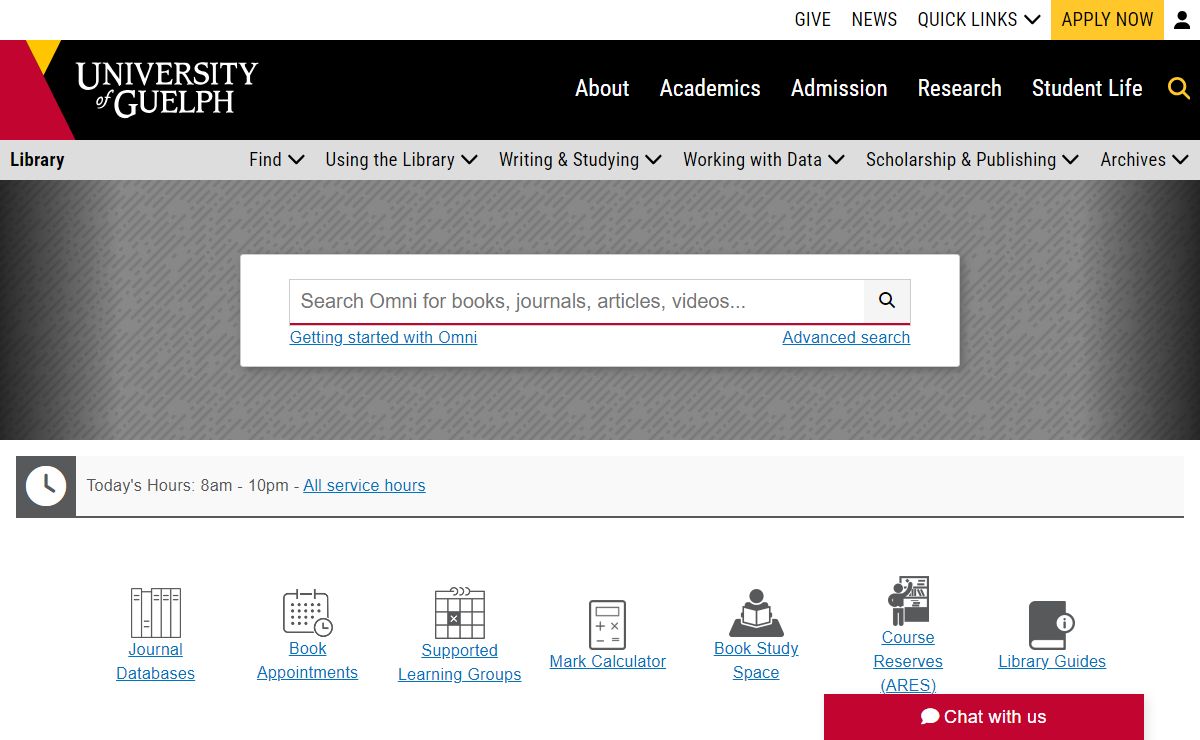 Library | University of Guelph Library