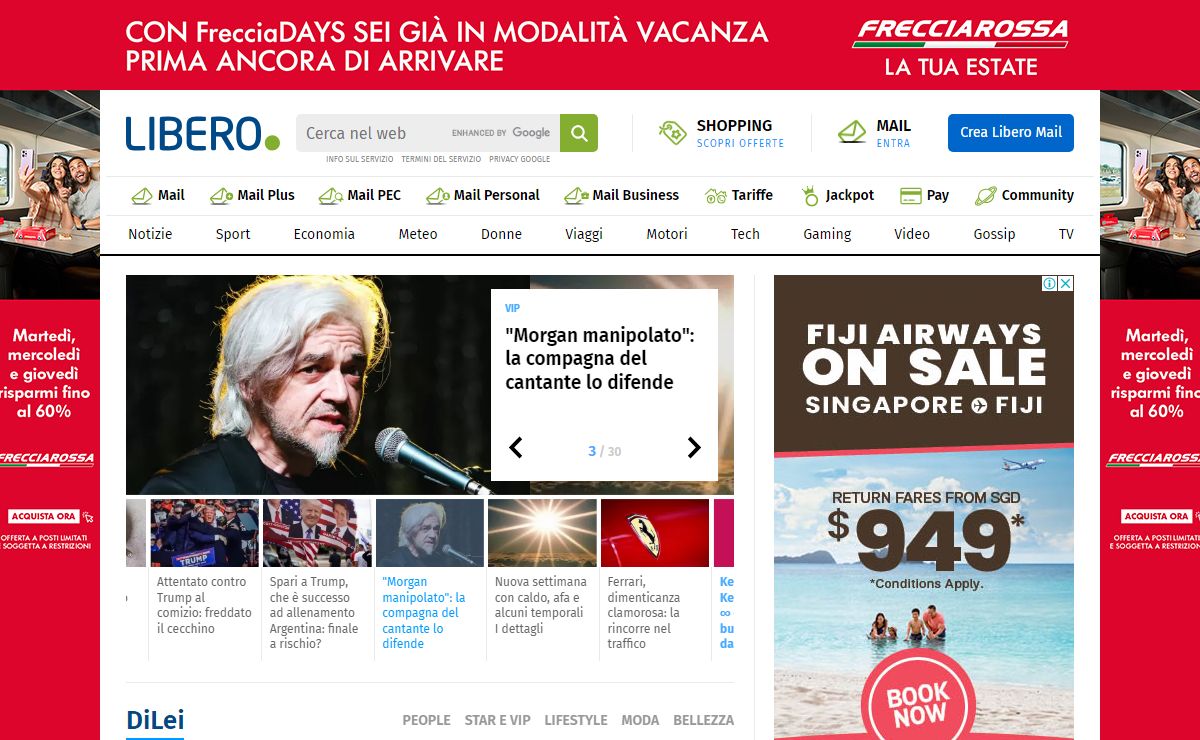 Libero: Mail, Ricerca e News con aggiornamento quotidiano