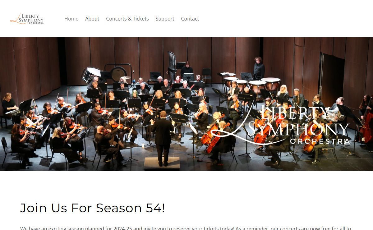 Liberty Symphony Orchestra - Home