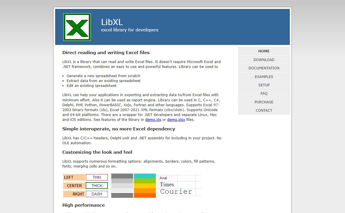 C++ Excel Library to read/write xls/xlsx files - LibXL