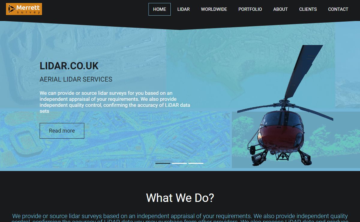 LiDAR mapping and monitoring, fixed wing, helicopter or UAV