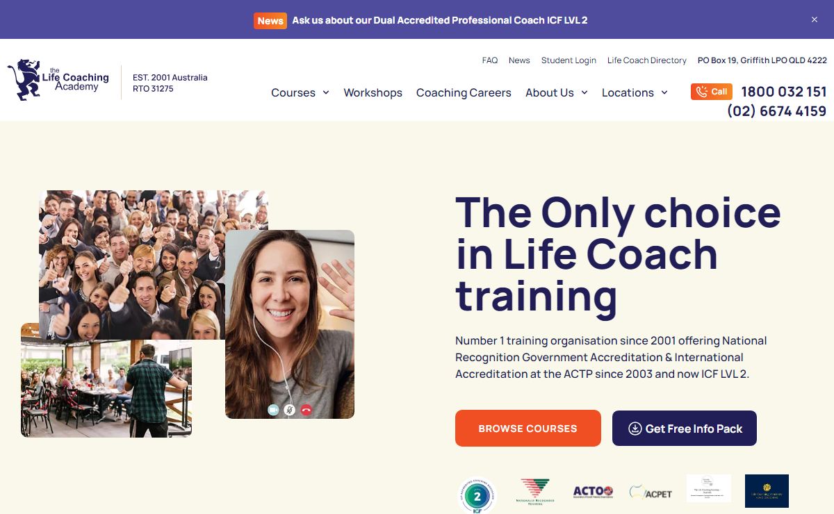 Life Coach | Life Coaching Course & Training Academy Australia
