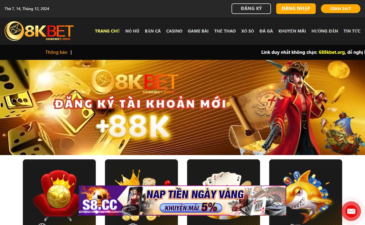 8KBET | 8KBET.COM Đăng Nhập Nhận 88K Trải Nghiệm Uy Tín