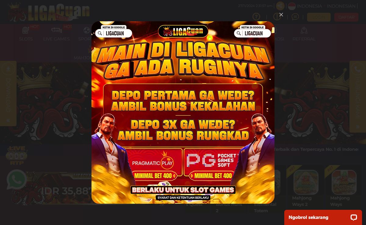 LigaCuan - Situs Betting Online Terbaik & Tergacor No 1 Indonesia