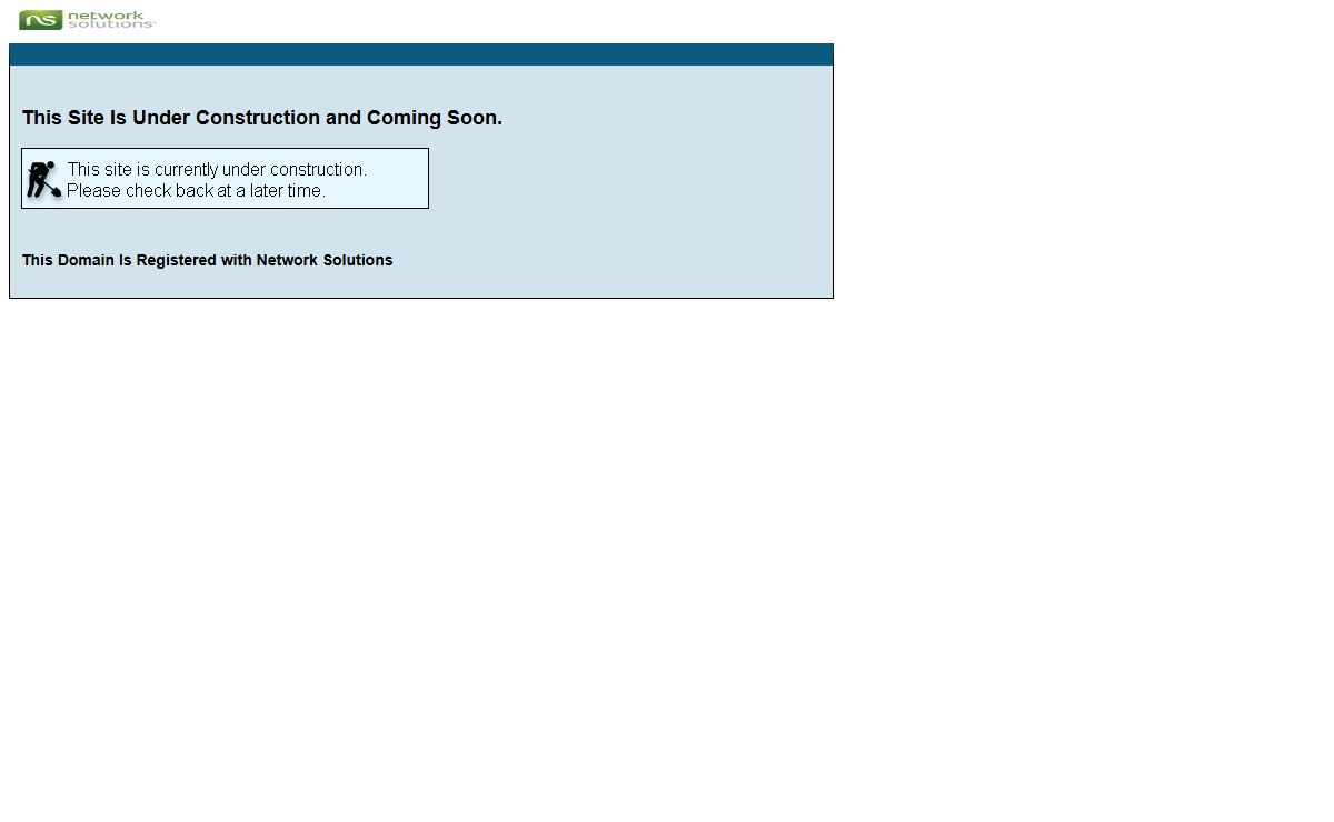 Web Page Under Construction