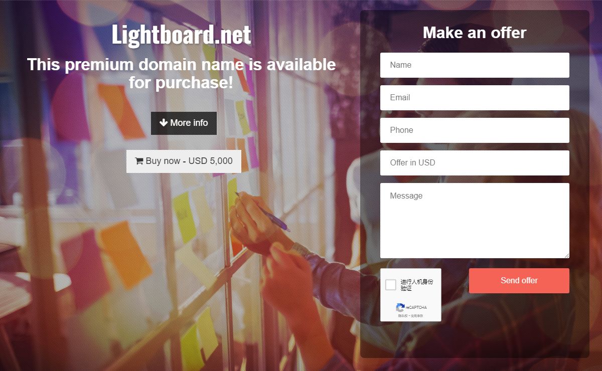 Lightboard.net domain name is for sale. Inquire now.