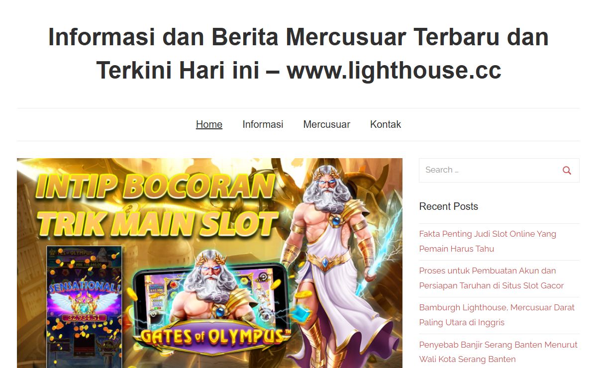 Informasi dan Berita Mercusuar Terbaru dan Terkini Hari ini - www.lighthouse.cc -