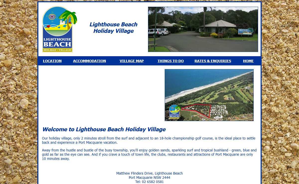 Lighthouse Beach Holiday Village at Port Macquarie on the NSW Mid North Coast Australia