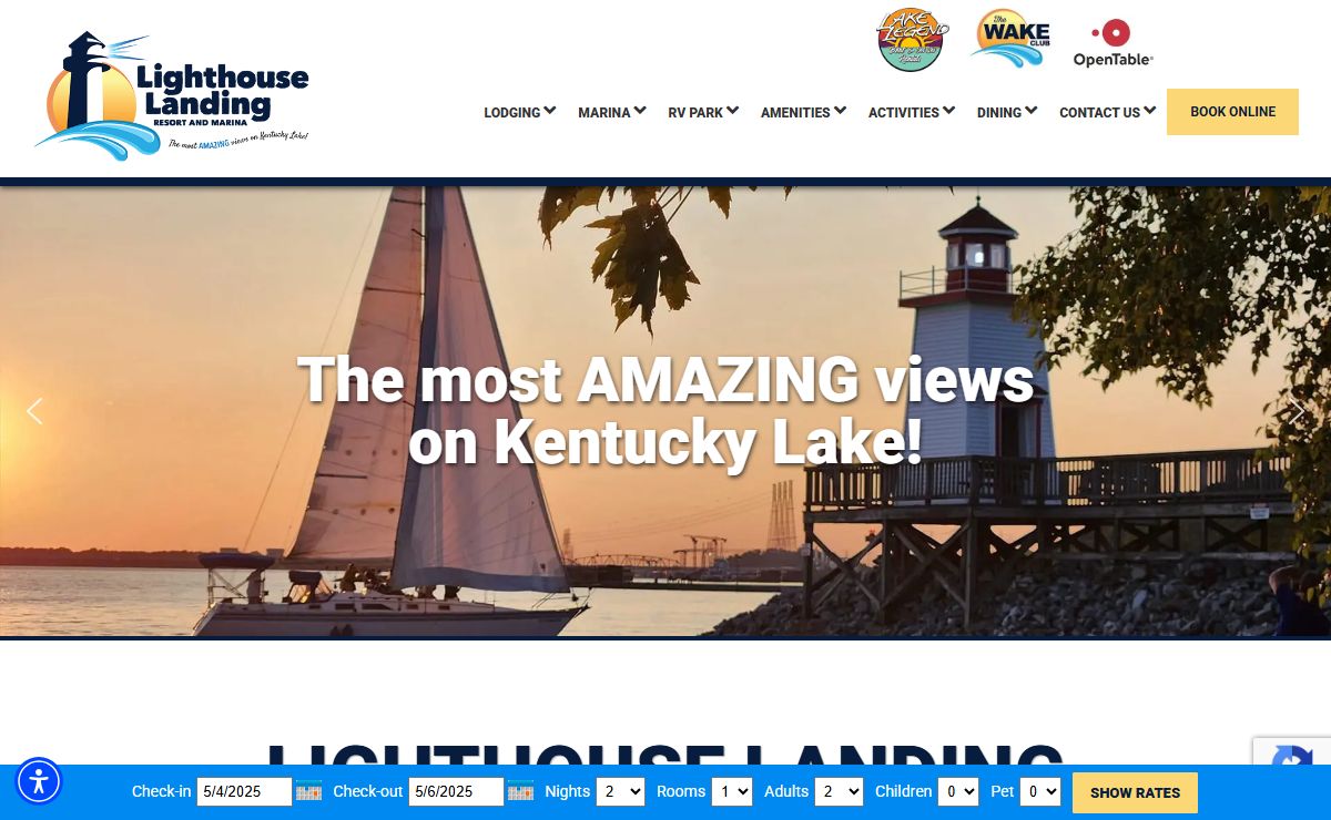 Lighthouse Landing Resort & Marina: Kentucky Lake Cabin Rentals
