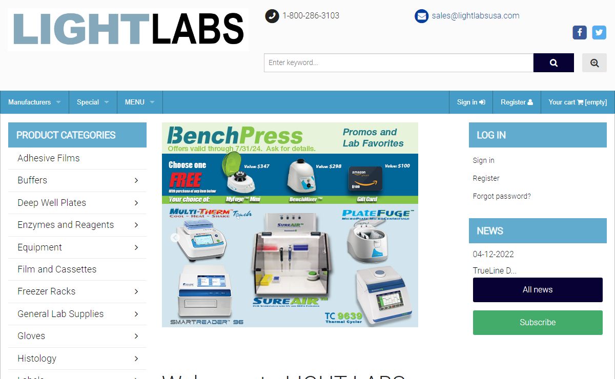 Light Labs distributes PCR...