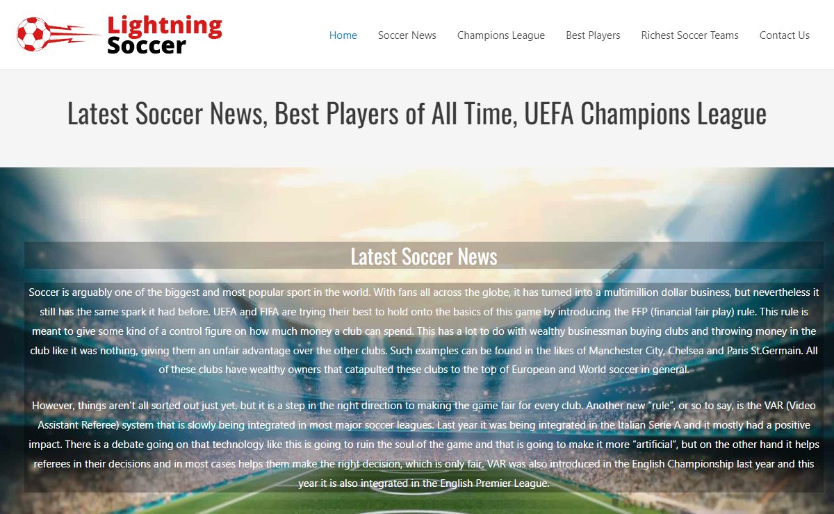 Soccer News, History, Best Players, Boston Soccer Academy