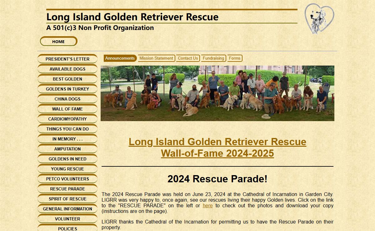 Long Island Golden Retriever Rescue