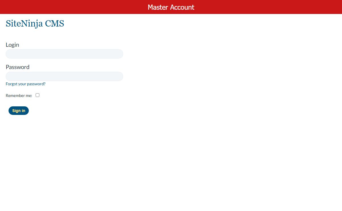 SiteNinja CMS