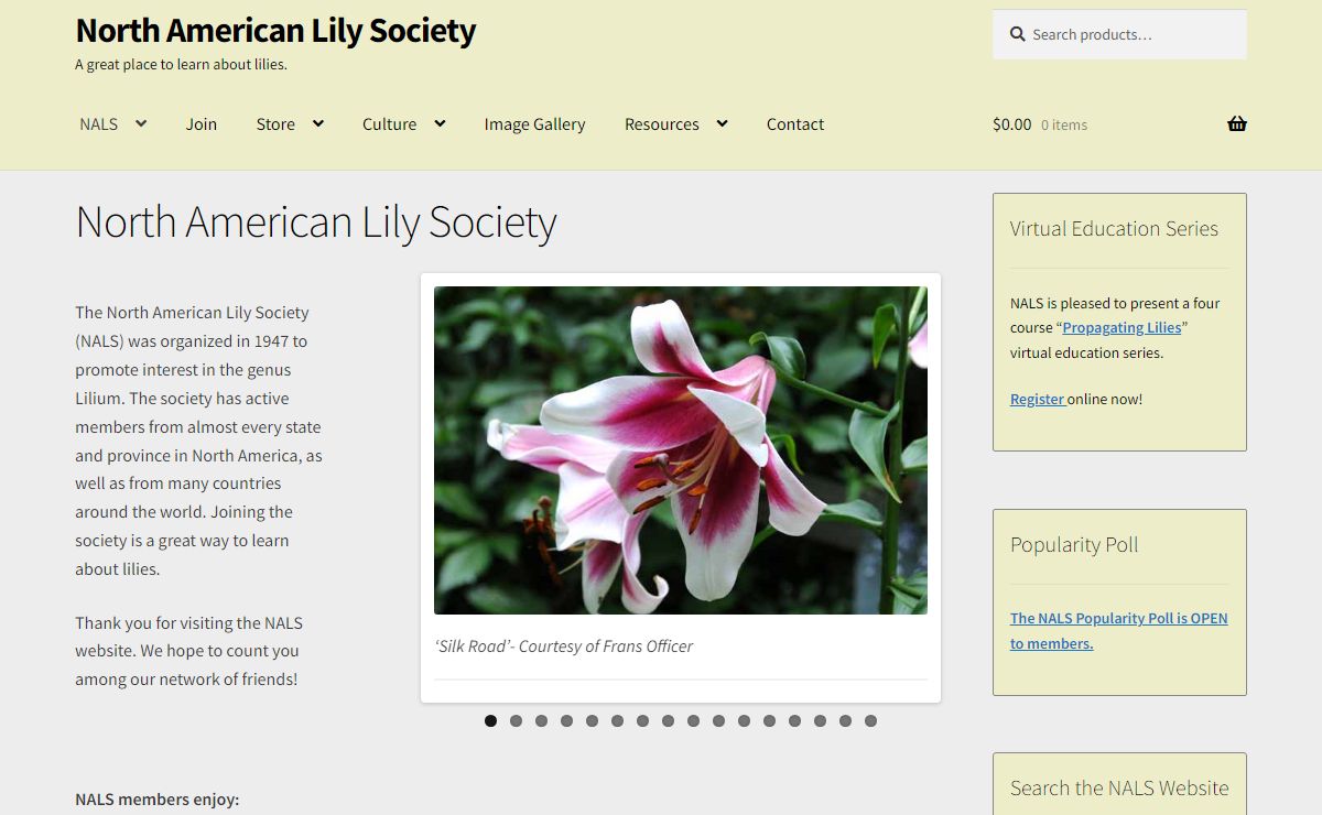 North American Lily Society – A great place to learn about lilies.