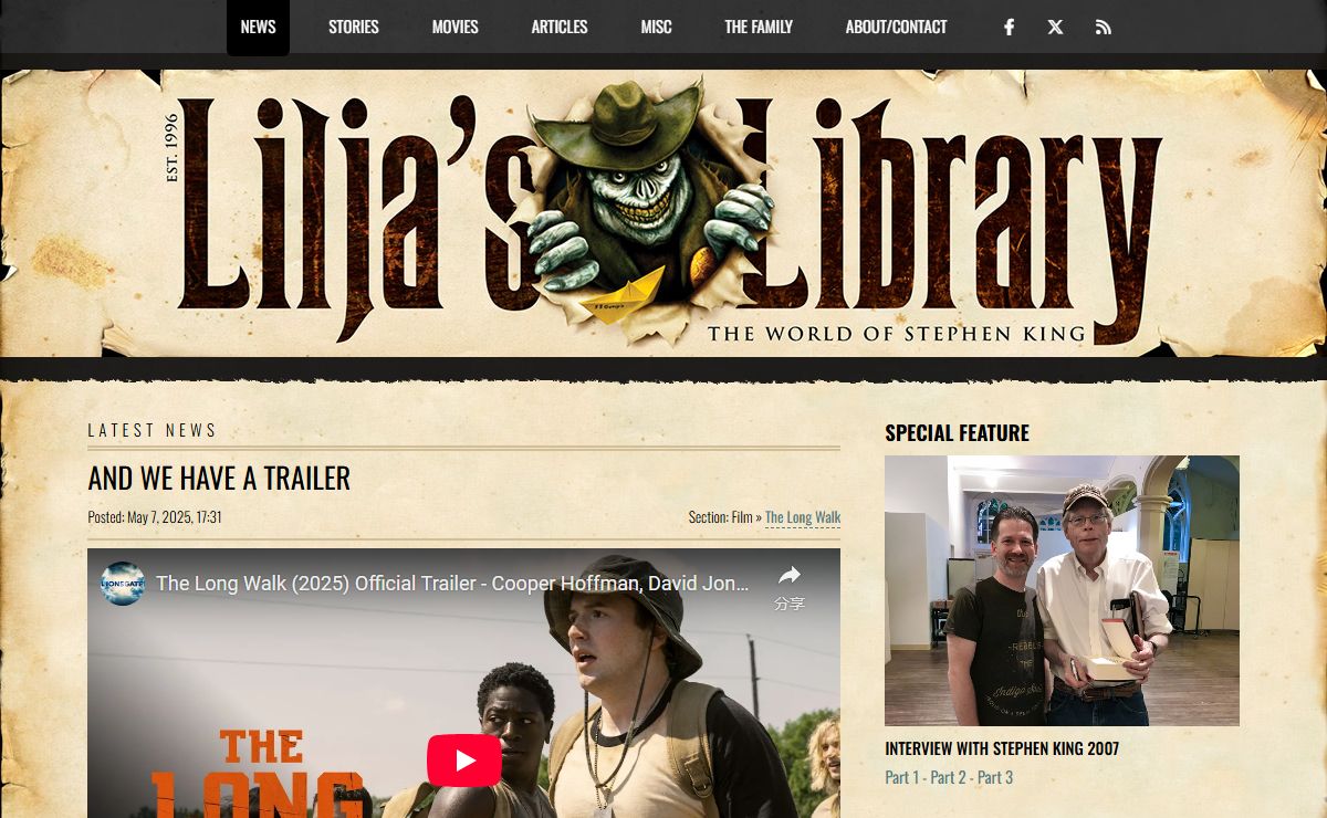 Lilja's Library - The World of Stephen King
