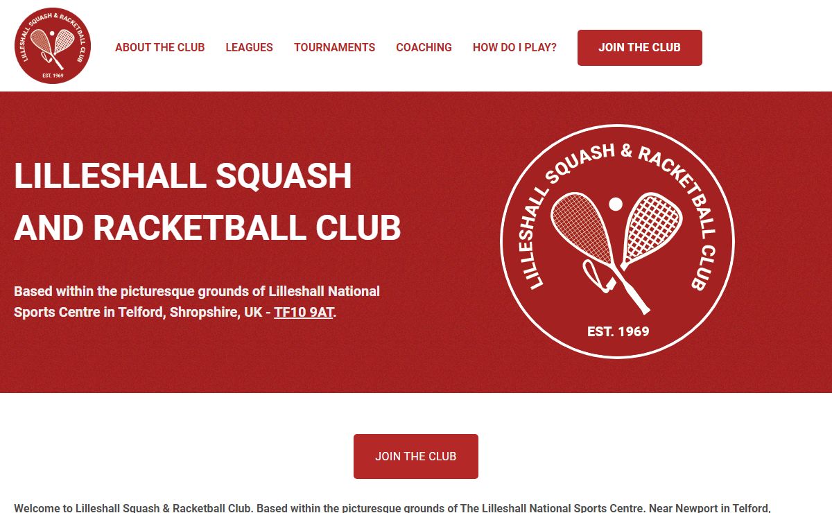 Lilleshall Squash and Racketball Club - Home
