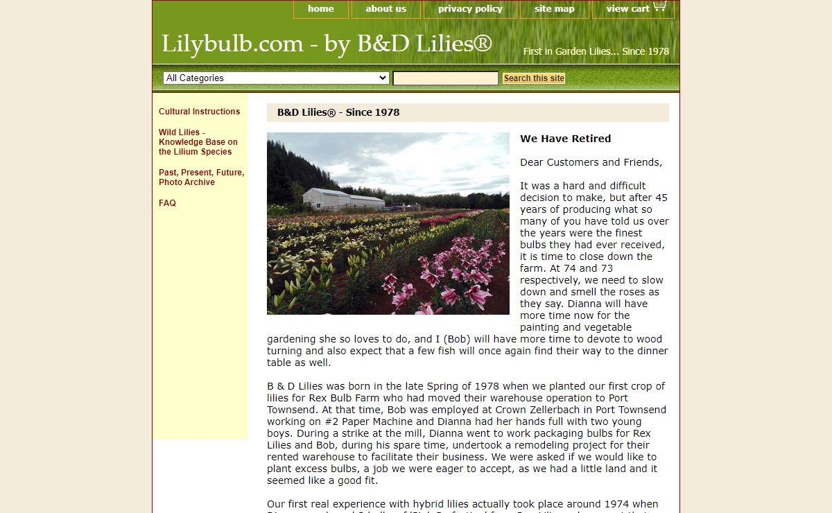 Lily bulbs, Lilies, Garden tested, B&D Lilies®