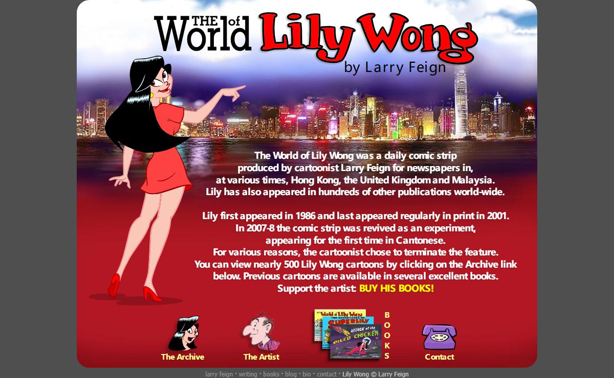 The World of Lily Wong, the cross-cultural comic strip