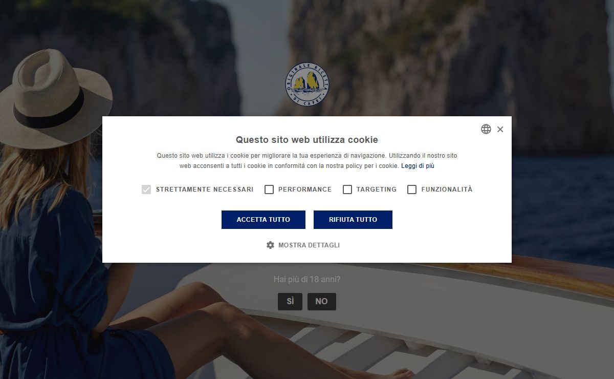 Age Verification - Limoncello DICAPRI