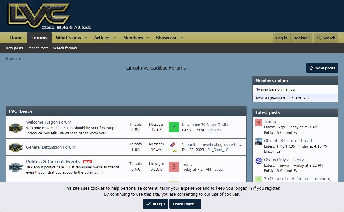 Lincoln vs Cadillac Forums