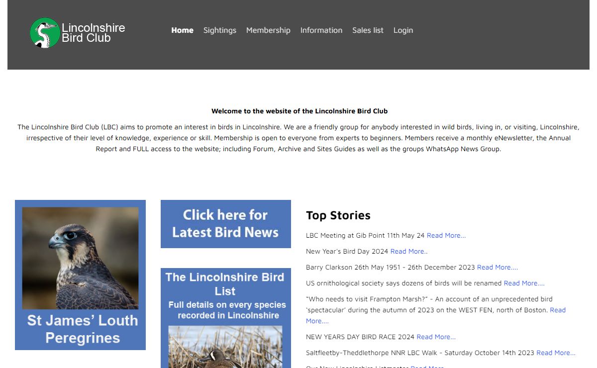 Lincolnshire Bird Club - Home