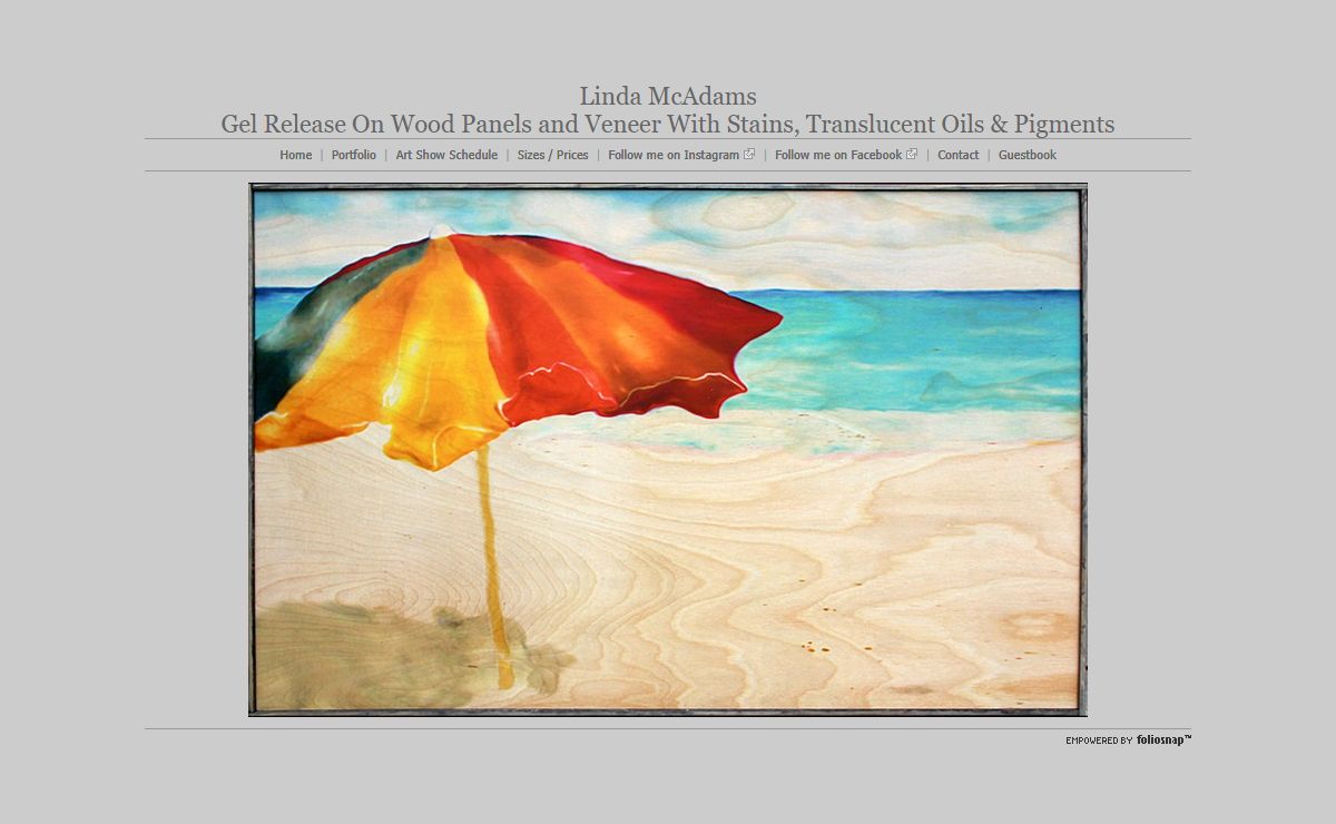 Linda McAdams Gel Transfers on wood panels and veneer. - home