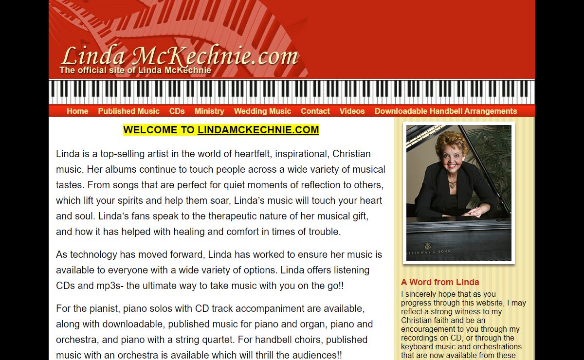 Welcome to Linda McKechnie Music | Uplifting & Inspirational Christain Music - Charlotte NC