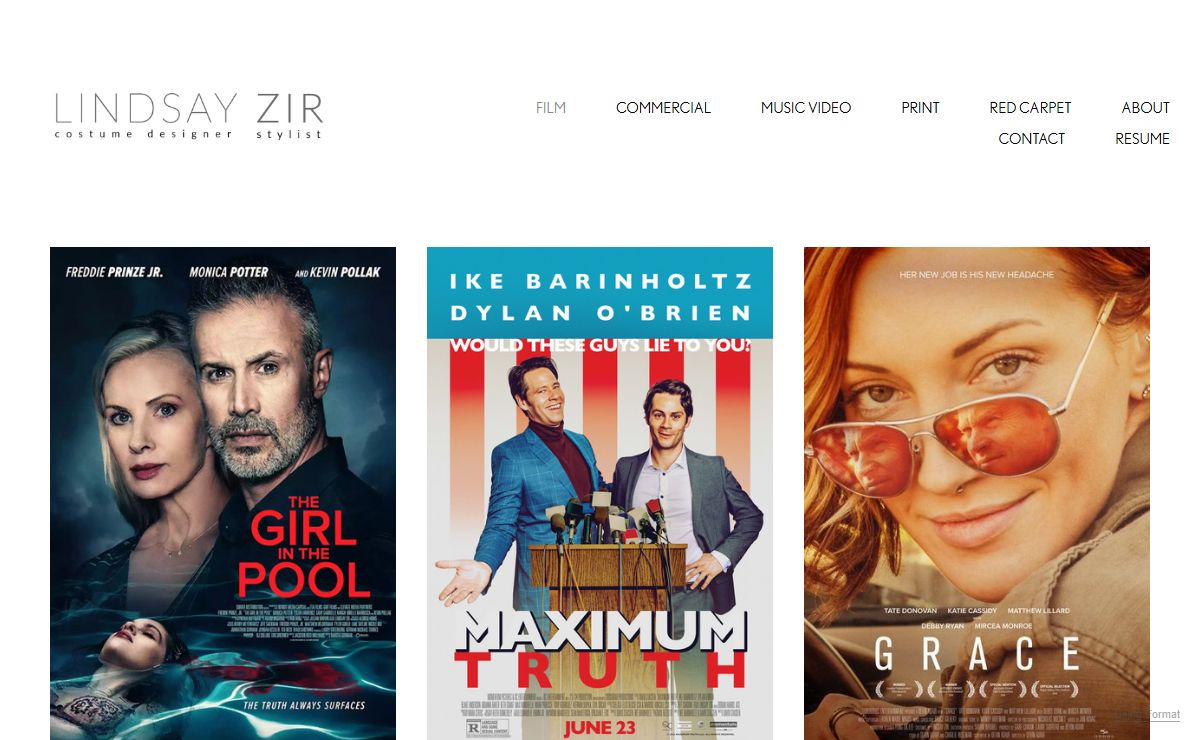 FILM - Lindsay Zir 's Portfolio
