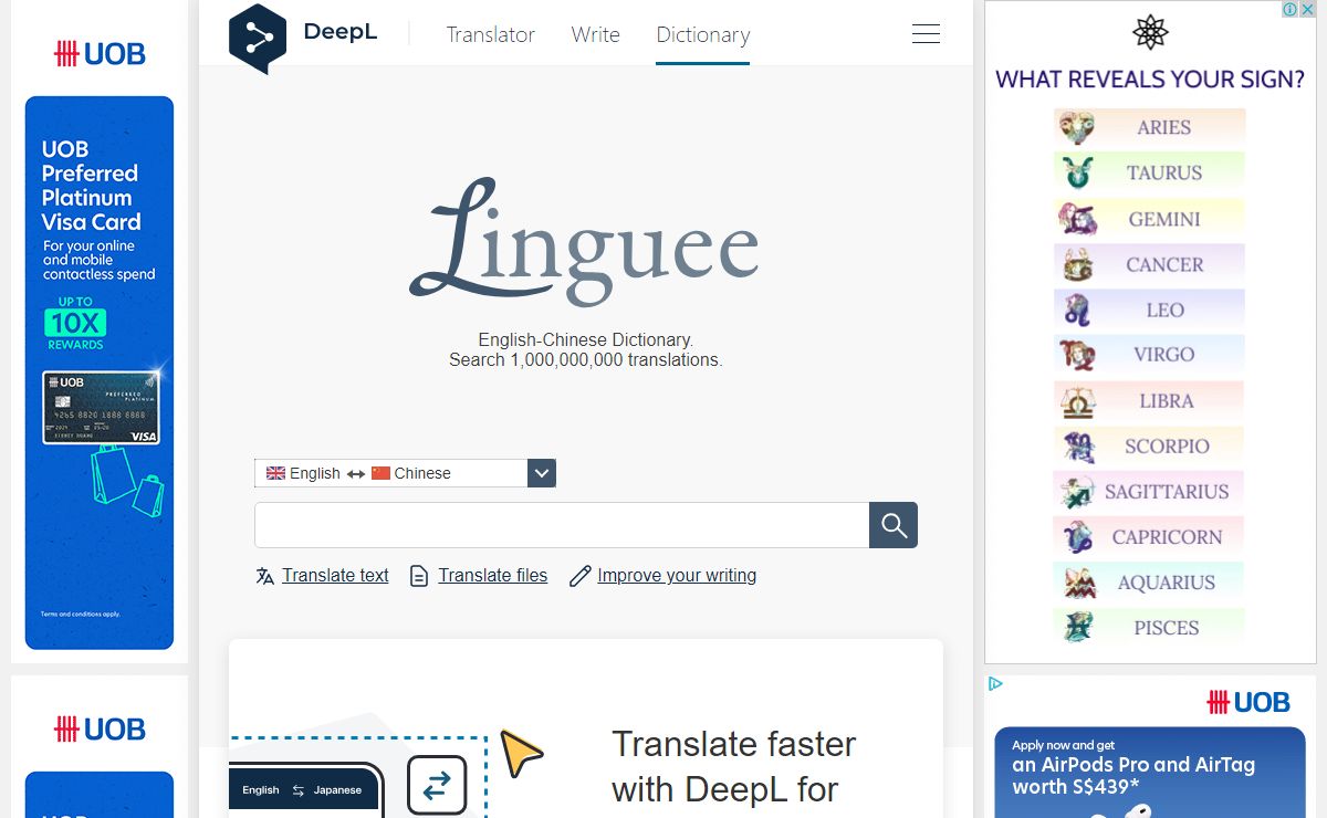 Linguee | Dictionary for German, French, Spanish, and more